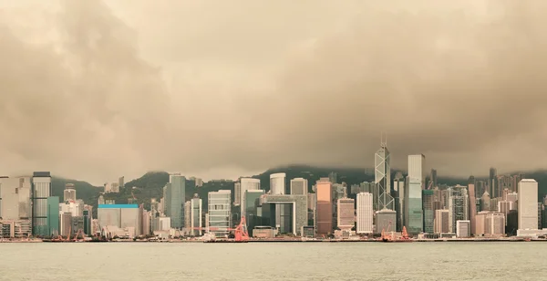 Hong kong stad skyline — Stockfoto