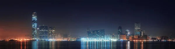 Hong kong vista nocturna — Foto de Stock