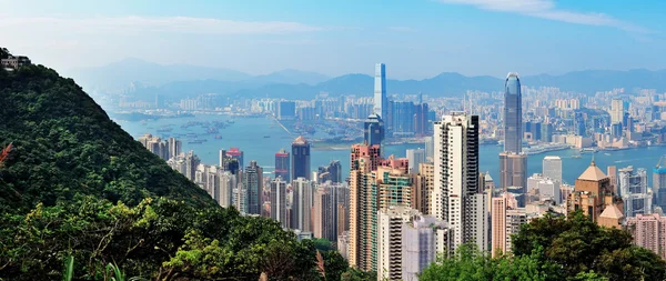 Hong Kong mountain top view — Stock Photo, Image