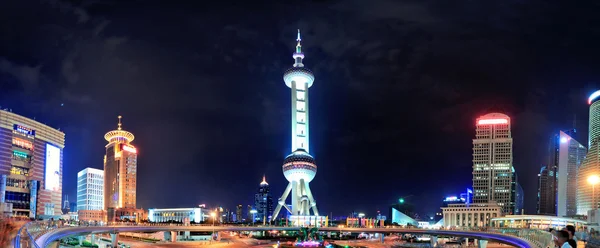 Shanghai at night — Stock Photo, Image