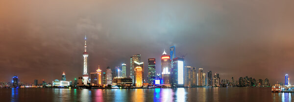 Shanghai at night
