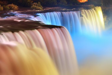 Niagara Falls in colors clipart