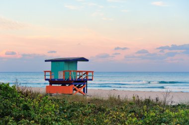 Miami south beach günbatımı