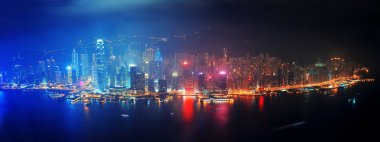 Hong kong hava gece
