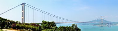 Hong Kong 'da Tsing Ma Köprüsü
