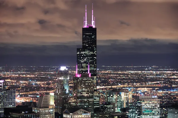 Willis Tower em Chicago — Fotografia de Stock