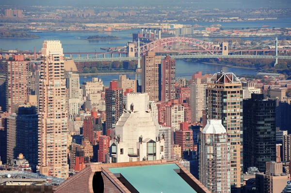 Centro de Nova Iorque Manhattan — Fotografia de Stock
