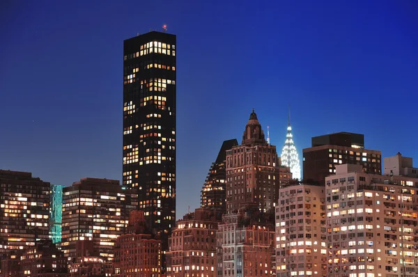 New York City Manhattan midtown skyline — Stock Photo, Image