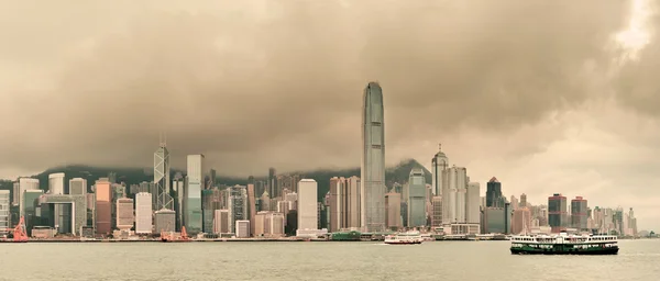 Skyline der Stadt Hongkong — Stockfoto