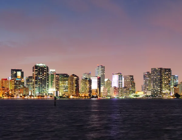 Miami night scene — Stock Photo, Image