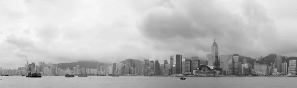 Hong Kong in bianco e nero — Foto Stock