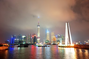 manzarası ve anıt shanghai