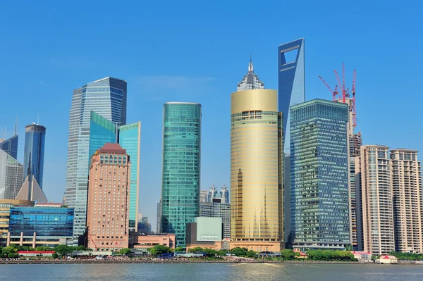 Shanghais skyline — Stockfoto