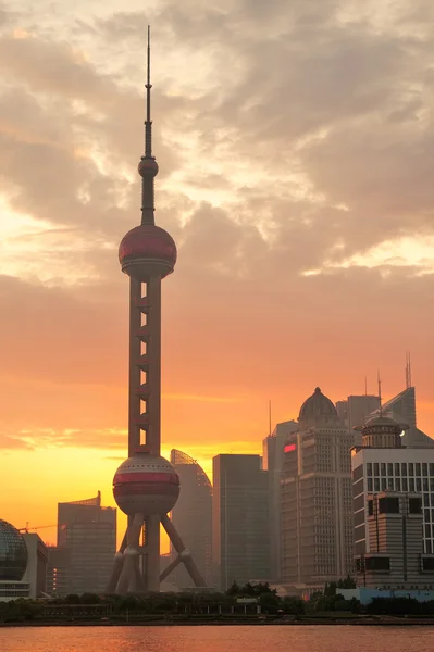 Shanghai Morgensonnenaufgang — Stockfoto