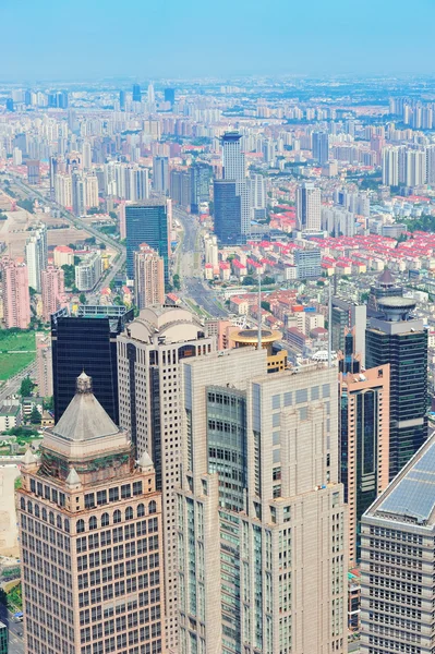 Shanghai aerial in the day — Stock Photo, Image