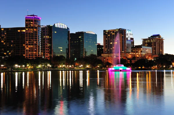 Orlando at night — Stock Photo, Image