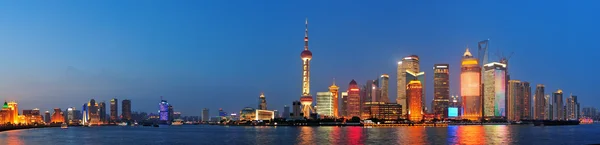 Shanghai por la noche — Foto de Stock