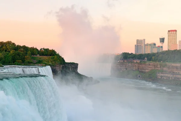 Niagara falls zonsopgang — Stockfoto