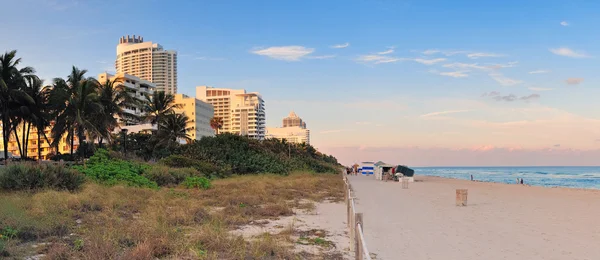 Miami beach okyanus görmek — Stok fotoğraf