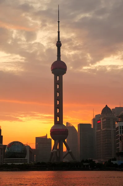 Shanghai morning sunrise — Stock Photo, Image