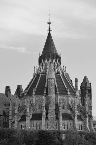 Parlamento colina biblioteca ottawa — Fotografia de Stock