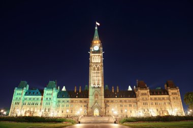 Ottawa Parliament Hill building clipart
