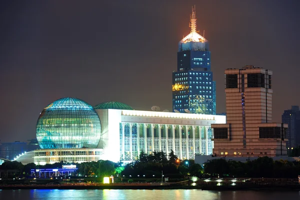 Shanghai at night — Stock Photo, Image