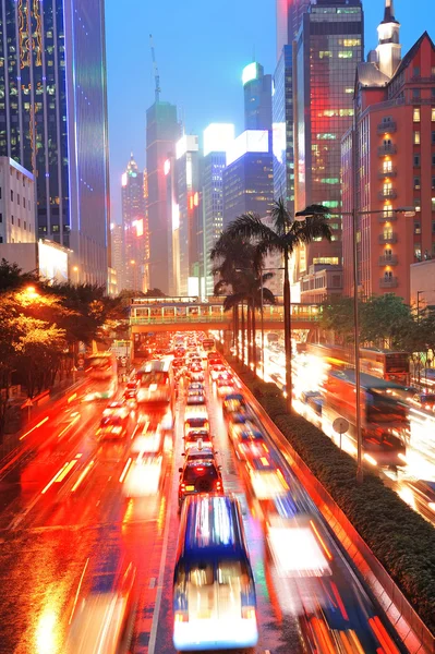 Hong kong vista strada — Foto Stock