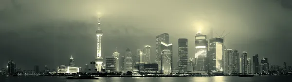 Shanghai manzarası panorama — Stok fotoğraf