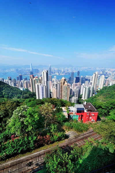 Hong Kong vista de la montaña —  Fotos de Stock