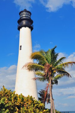 Cape florida lighthouse miami ışık