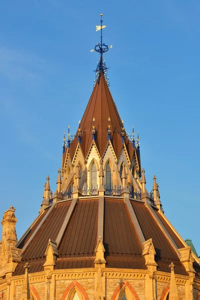 Biblioteca Parliament Hill ottawa — Foto de Stock