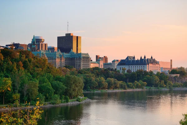 Coucher de soleil à Ottawa — Photo