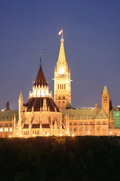 Ottawa Parlementsgebouw hill — Stockfoto