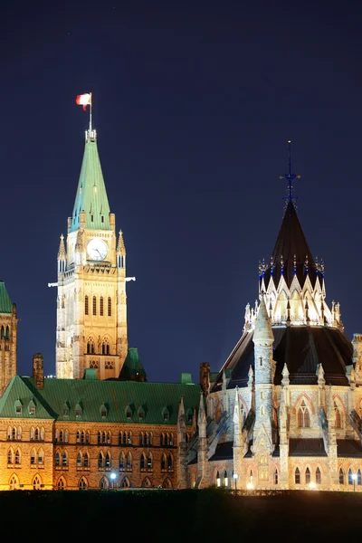 Ottawa Parliament Hill building — Stock Photo, Image