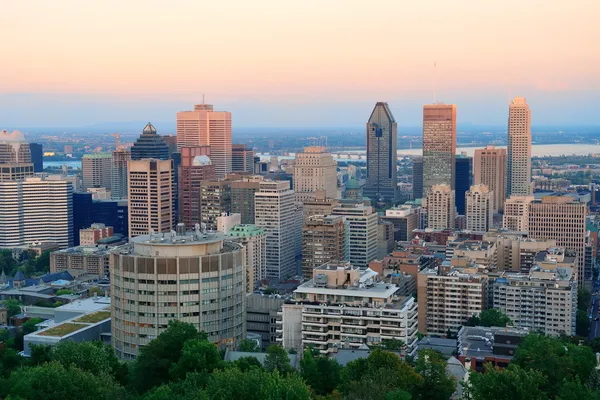 Skyline della città di Montreal — Foto Stock