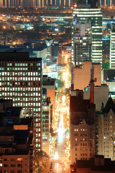 Montreal i skymningen — Stockfoto