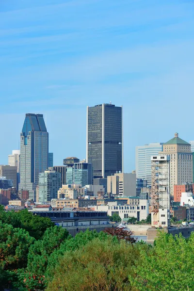 Stadtsilhouette von Montreal — Stockfoto