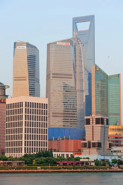 O horizonte de Xangai — Fotografia de Stock