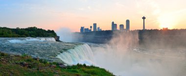 Niagara falls gündoğumu panorama