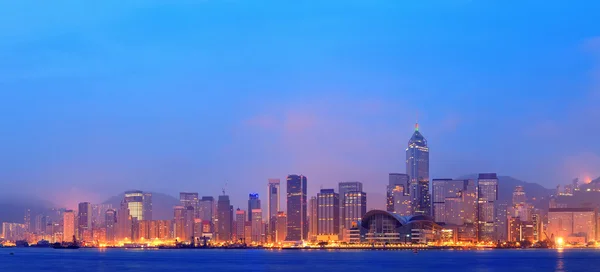 香港维多利亚港湾全景 — 图库照片