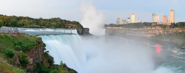 Niagara falls gündoğumu panorama — Stok fotoğraf