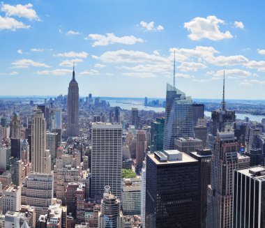 New York'un manhattan panorama