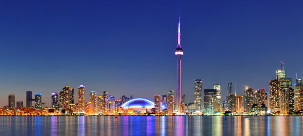 Панорама города Торонто

