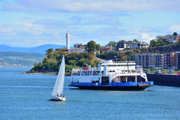 Barco em Quebec City — Fotografia de Stock