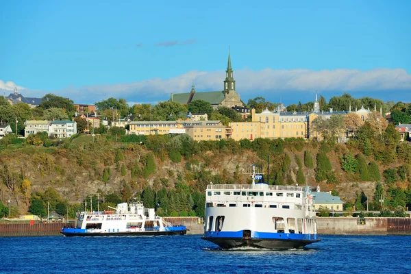 Quebec city tekne — Stok fotoğraf