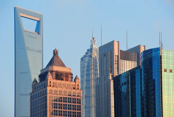 Shanghai cityscape — Stok fotoğraf