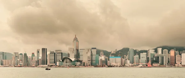 Linha do horizonte da cidade de Hong Kong — Fotografia de Stock