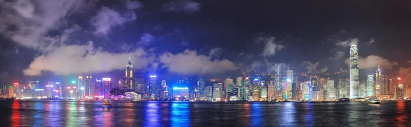 Hong Kong manzarası panorama — Stok fotoğraf