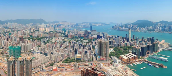 Hong kong Flygfoto — Stockfoto